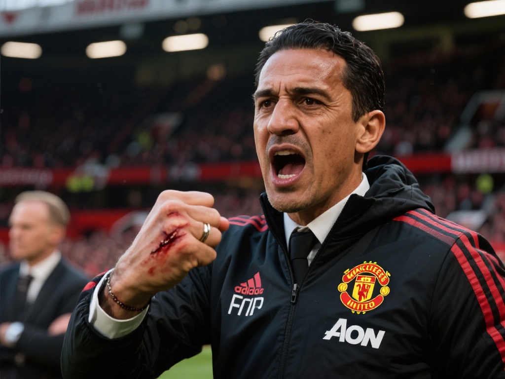 他在曼联执 他在曼联执